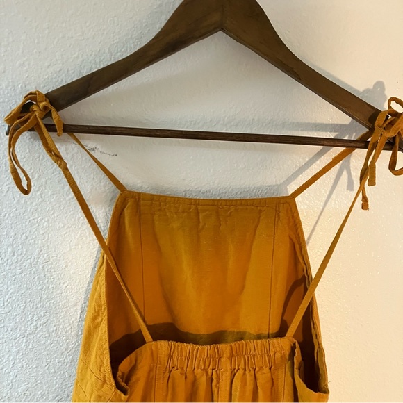 Urban Outfitters Orange Hayley Backless Overalls - Picture 6 of 12